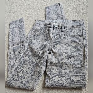 🌈Dynamite Snakeskin Like Printed Denim Jeans